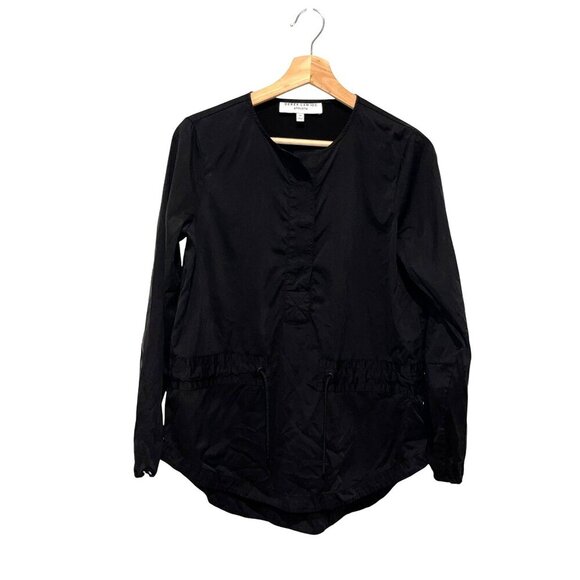 Derek Lam 10C Athleta Black Long-Sleeve Limited edition Tunic Top Size XS Womens - Picture 1 of 9